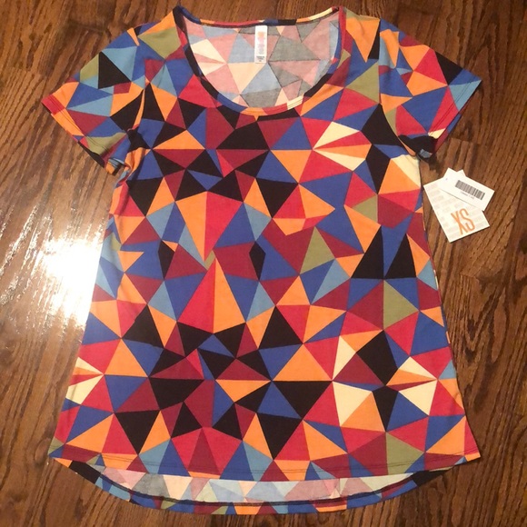 LuLaRoe Tops - Lularoe Multicolored Classic T Size XS NWT
